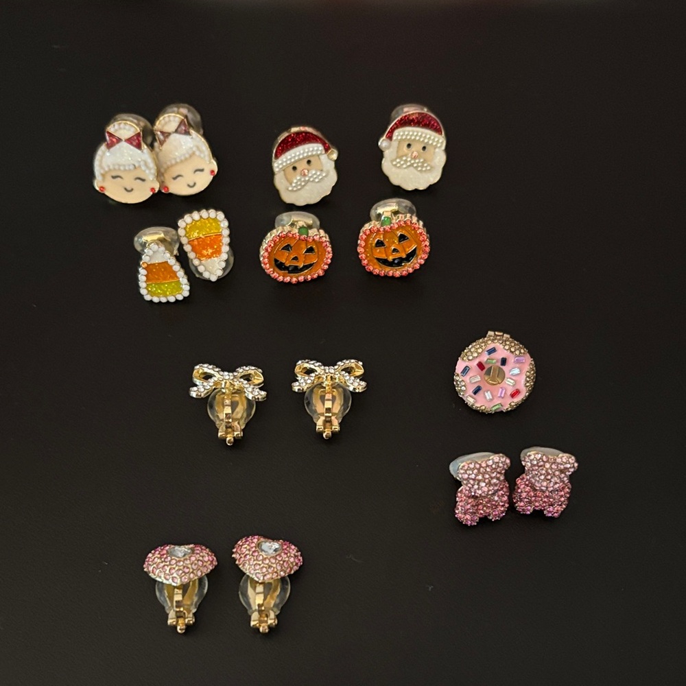 BaubleBar Clip On Earring Bundle